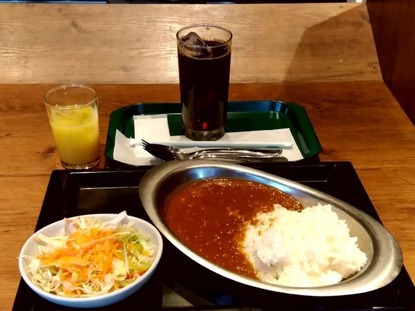 「チキンカレーセット」@プロント ホテルメッツ田端店の写真