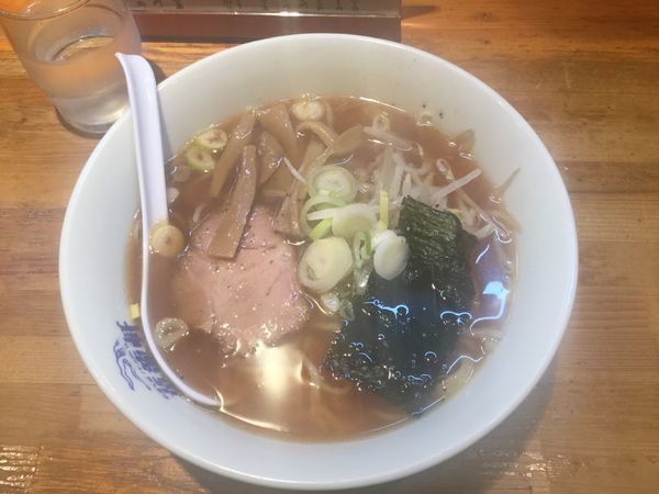 「半チャンラーメン(¥620)」@萬龍軒の写真
