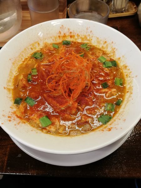 「朝天麻辣白湯麺３辛（細麺）」@拉麺一匠 DEAD OR ALIVEの写真