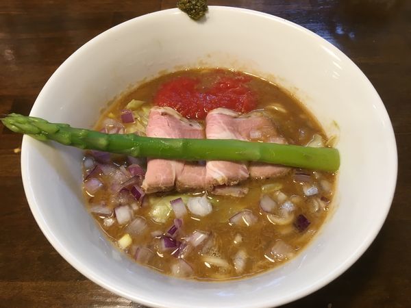 「オマール海老の味噌らーめん　￥1200-」@CLAM＆BONITO貝節麺RAIKの写真