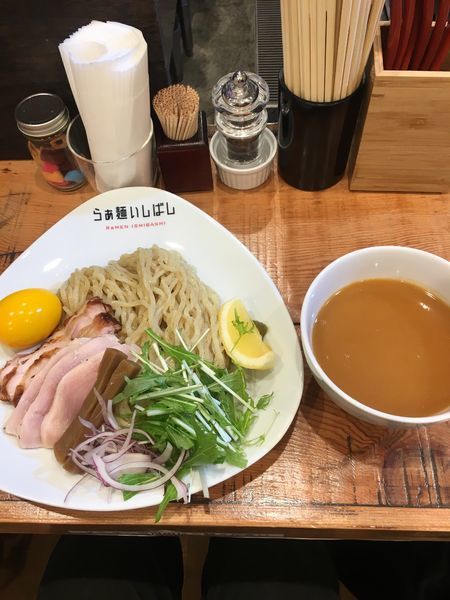 「全部のせ鷄白湯つけ麺」@らぁ麺 いしばしの写真
