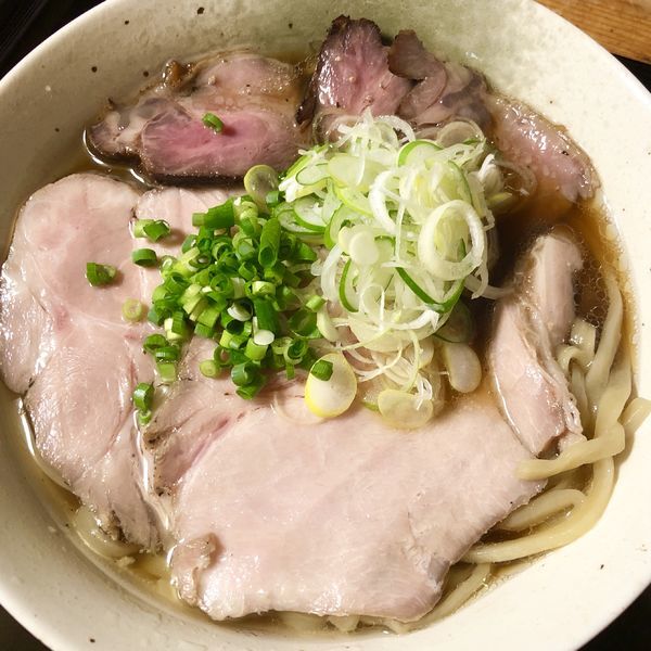 「鴨だしチャーシューメン」@そば善の写真