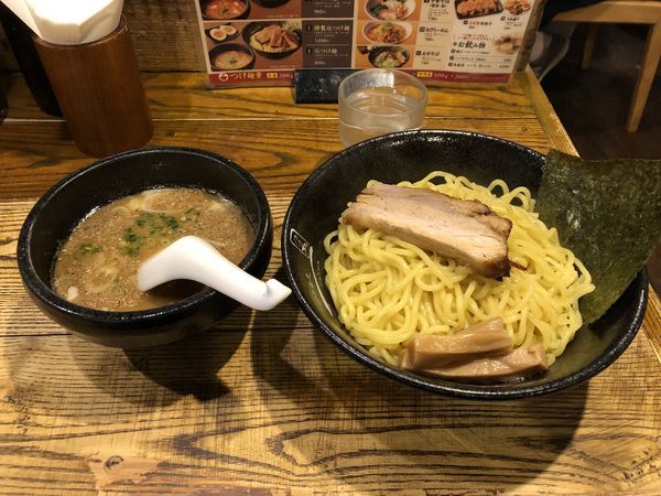 「塩つけ麺大盛り300g 800円」@中華蕎麦 つけ麺 一の写真