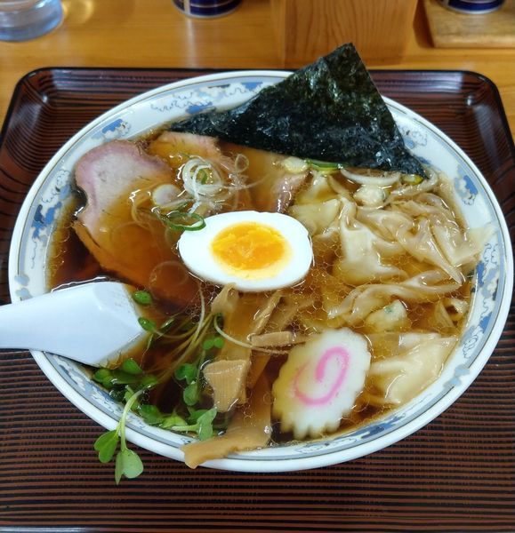 「ワンタンメン　￥850」@白河手打らーめん うさぎの写真