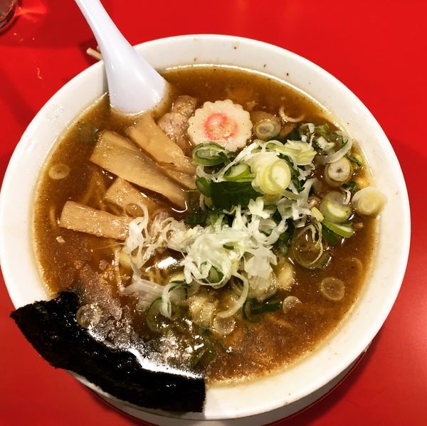 「煮干し中華そば」@末廣ラーメン本舗 仙台駅前分店の写真