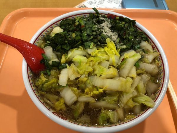 「白菜たっぷりラーメン」@どうとんぼり神座 神戸ハーバーランドumie店の写真