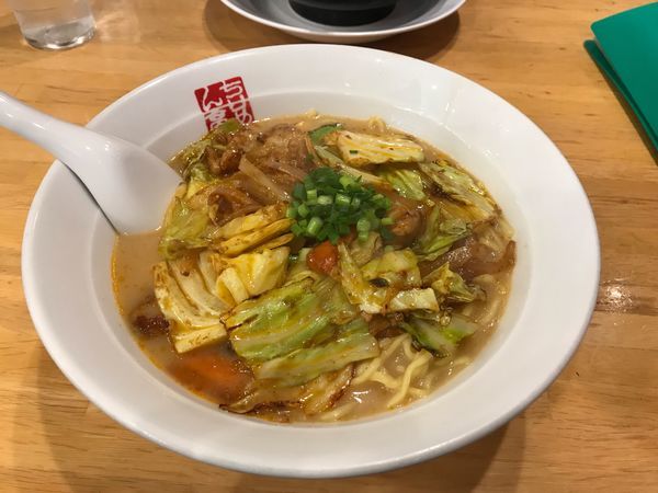 「ピリ辛野菜ラーメン」@ちりめん亭 甲府下石田店の写真