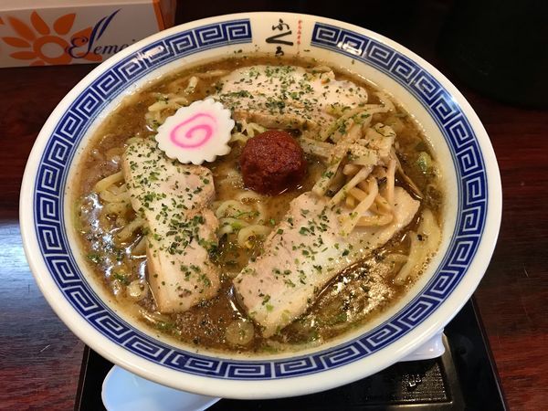「からみそラーメン＋大盛り」@からみそラーメン ふくろうの写真