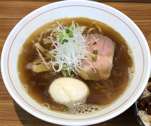 「煮干＋味玉＋チャーシューめし（￥650＋￥100＋￥200）」@ら〜麺 安至の写真