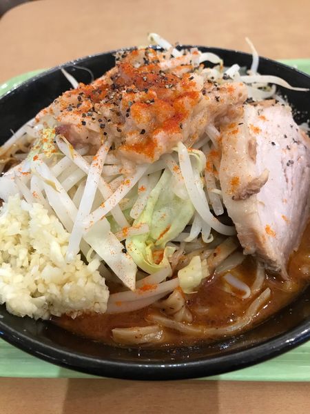 「辛味噌ラーメン」@ジャンクガレッジ イオンレイクタウンmori店の写真