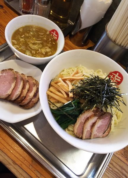 「つけそば（大）＋チャーシュー」@中華そば まるきの写真