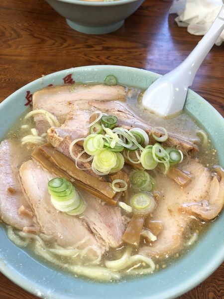 「塩チャーシューメン」@青竹手打麺 餃子 岳乃屋の写真