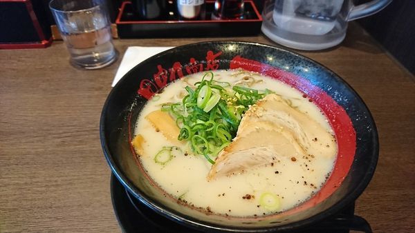 「塩ラーメン（抹茶麺）」@ラーメン 田中九商店 平等院店の写真