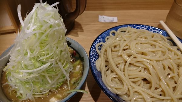 「味豚つけめん＋ネギ」@孫作の写真