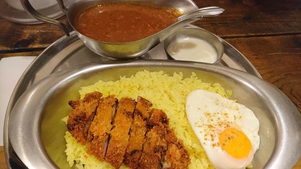 「キーマカツカレー」@ターリー屋 神田西口店の写真
