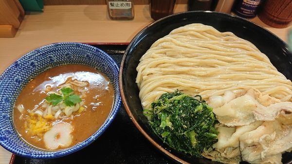 「[限定]柚子味噌つけ麺(850円)+大関(300円)」@らー麺土俵 鶴嶺峰の写真
