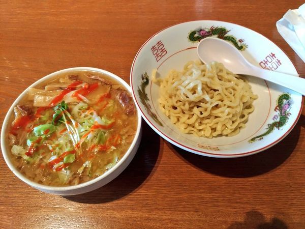 「沖縄ラーメンSHOW限定 肉味噌つけ麺」@ストライプ ヌードルズの写真