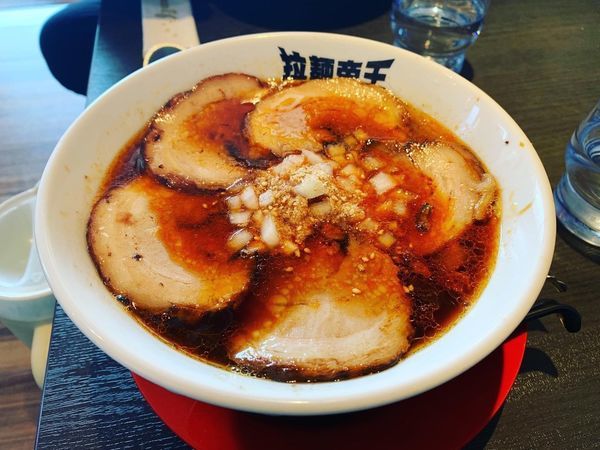 「帝王チャーシュー麺」@激辛ラーメンの拉麺帝王の写真