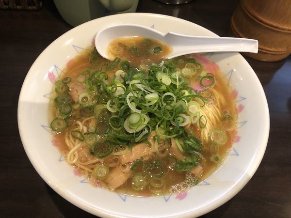 「ネギ中華そば 750円」@のりや食堂の写真