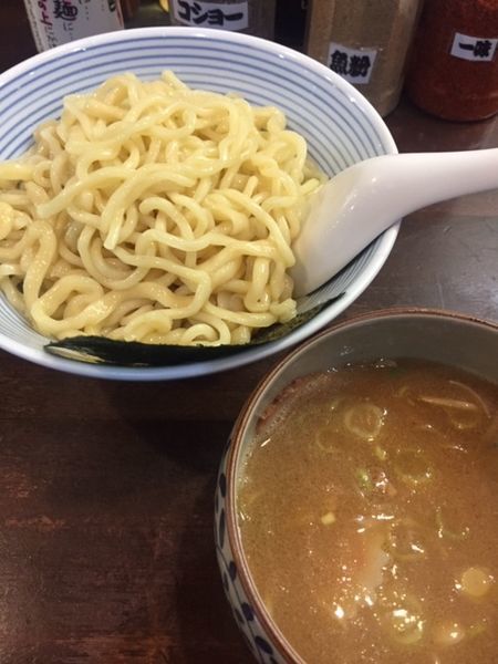 「つけそば　800円（麺ちょっと増し30ｇ無料）」@めんさいぼう五郎左の写真