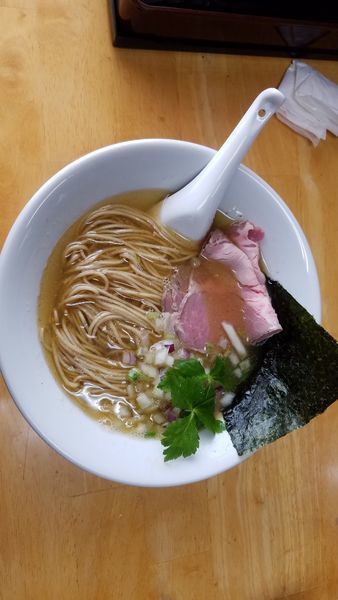 「煮干しそば(白)」@と多゛食堂の写真