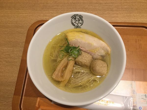 「極上塩らぁ麺(¥800)【自家製麺 竜葵】」@むぎくらべの写真