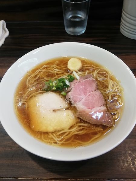 「アジ煮干しの中華そば750円」@中華そば 梟の写真