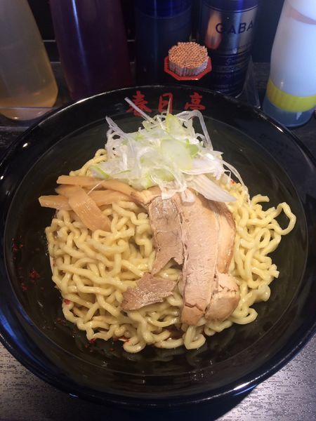 「しょう油油そば」@油そば専門店 春日亭 高田馬場駅前店の写真