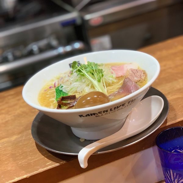 「味玉鶏そば」@竹末東京プレミアムの写真