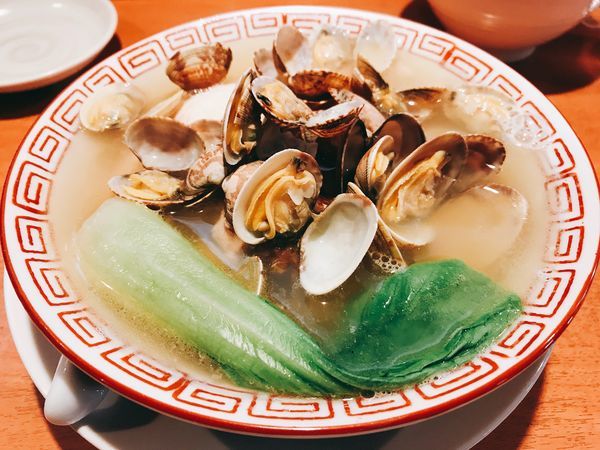 「あさりバターラーメン&キムチご飯セット」@食堂酒場 Graciaの写真