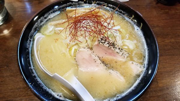 「２月限定　戸倉式ニボ味噌ジンジャー」@らあめん 寸八 総本店の写真