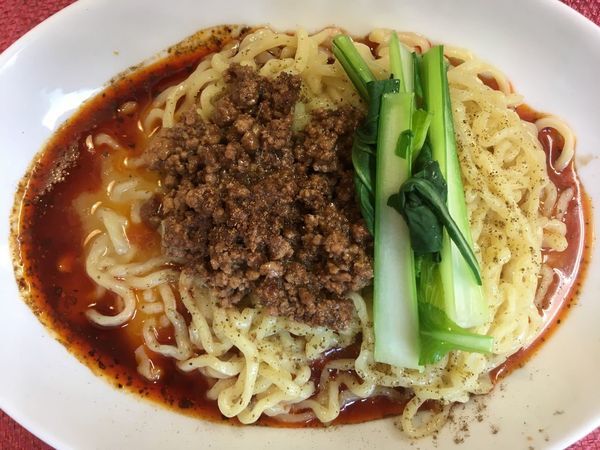 「濃厚汁なし担々麺 900円」@麺や金時の写真