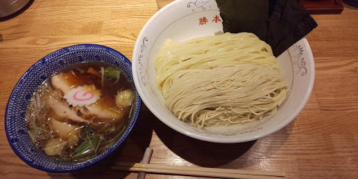 「特製清湯つけそば　大盛」@つけそば 神田勝本の写真