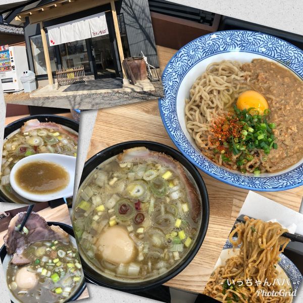 「限定）かま玉つけそば（カキ味噌）980円」@中華そば専門 とんちぼの写真