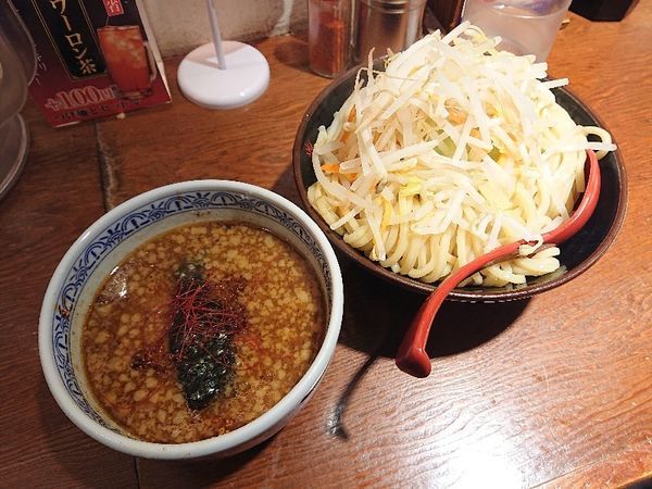 「濃厚魚介味噌つけ麺（大）」@つけ麺専門店 三田製麺所 渋谷道玄坂店の写真