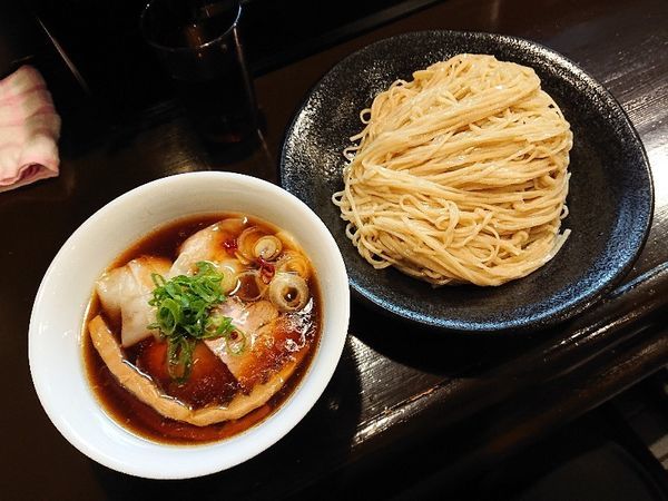 「醤油 特製つけ麺（大）」@らぁ麺 すぎ本の写真