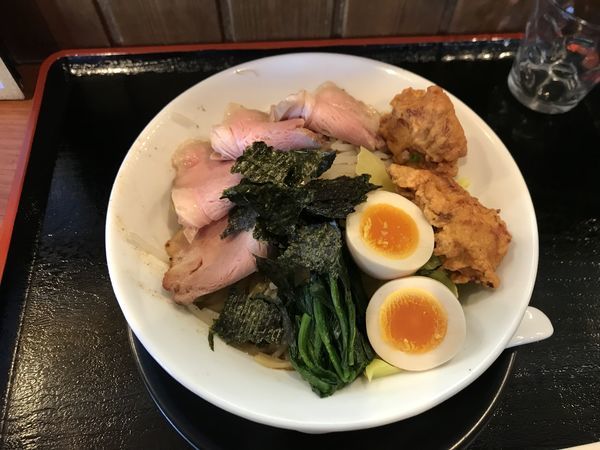 「汁なし野菜盛」@麺創 なな家の写真