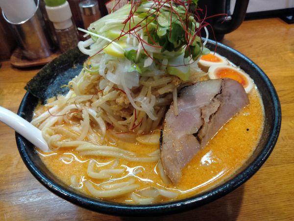 「【限定】白湯辛味噌 ￥850」@麺屋 鶏口の写真