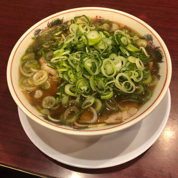「ラーメン ねぎ多め」@本家第一旭 たかばし本店の写真