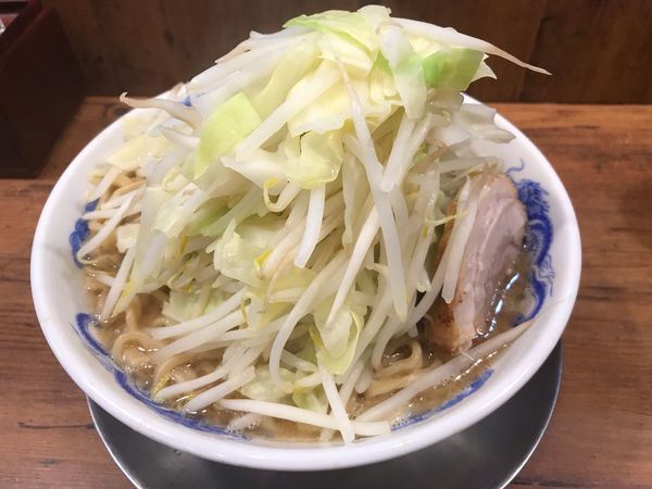 「ラーメン 大 780円 野菜増し(無料)」@ジャンクガレッジ 森下店の写真