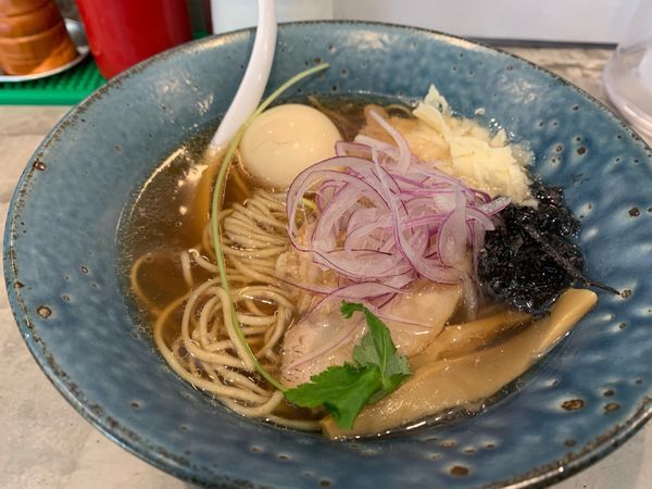 「熟玉イカ煮干魚醤」@だし廊  -NIBO-の写真