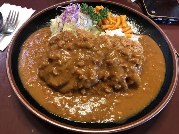 「カツカレー＠1,030円」@ドライブイン国界の写真