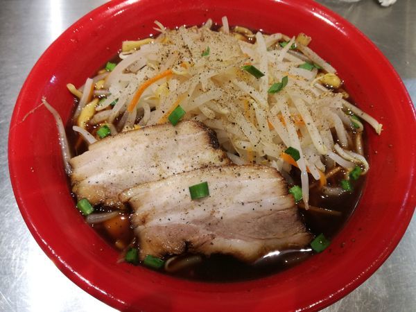 「ブラックらーめん」@麺創研 紅 BLACKの写真