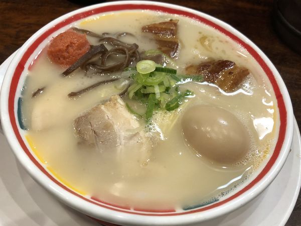 「ぼんしゃん全部入り&ライス」@九州じゃんがら 原宿1階店の写真