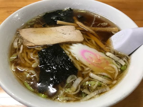 「醤油ラーメン  600円」@朝日屋食堂の写真