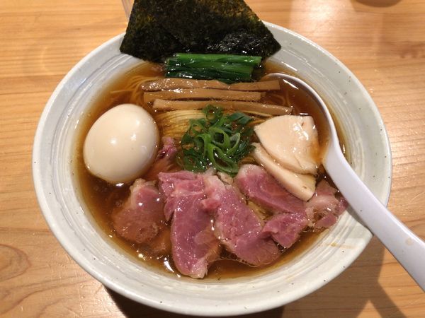 「特製らぁ麺(醤油) + チャーシューご飯」@麺屋 さくら井の写真