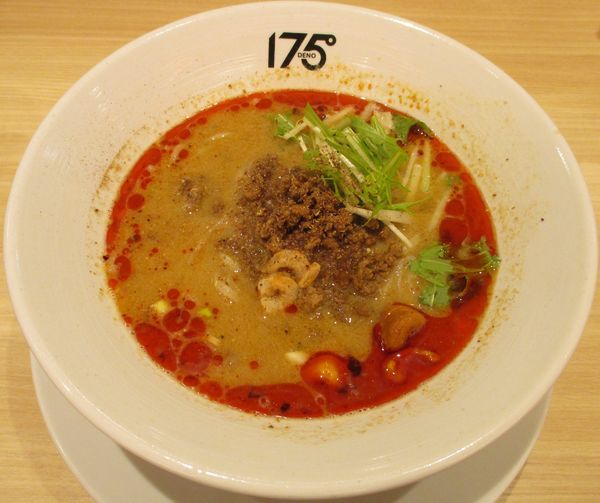 「汁ありシビれる　900円」@175°DENO担担麺 TOKYOの写真