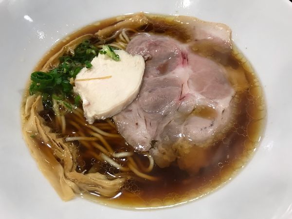 「シャモそばヌードル  900円」@塩と煮干 かわとんぼの写真