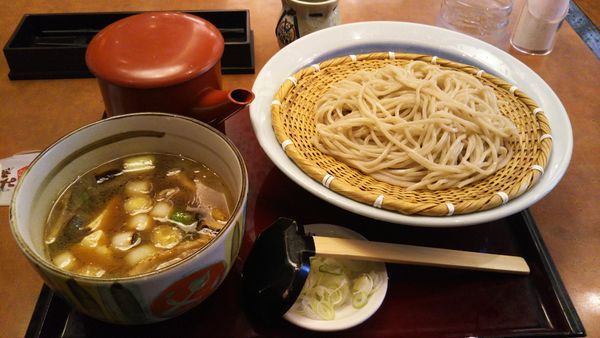 「鴨汁そば」@ばんどう太郎 つくば学園店の写真