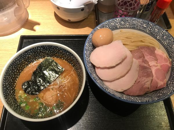 「濃厚魚介つけめん＋大盛り＋チャーシュー＋煮玉子」@麺屋 一燈の写真